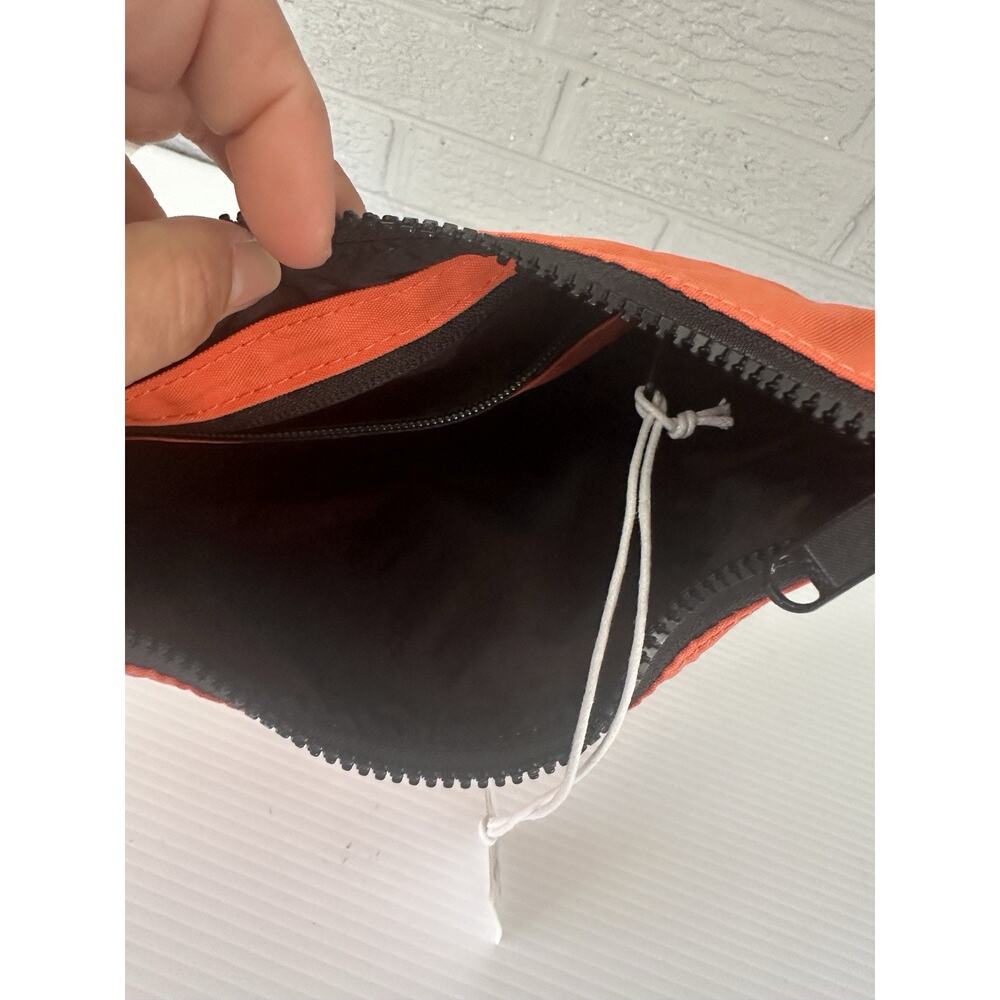 NWT Baggu Mini Nylon Shoulder Bag Nasturtium Adjustable Zip Top Small - Picture 6 of 9